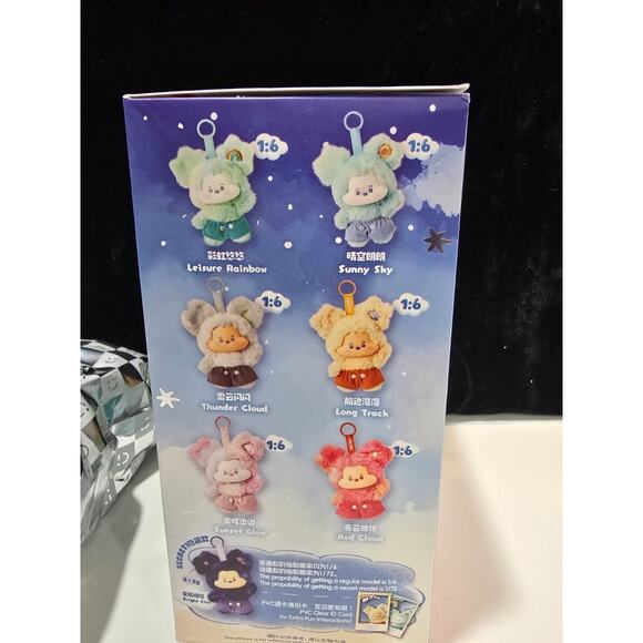 Disney Miniso Mickey Head In The Clouds Series Plush-Sunny Sky - Open Box/Pouch - Picture 5 of 6